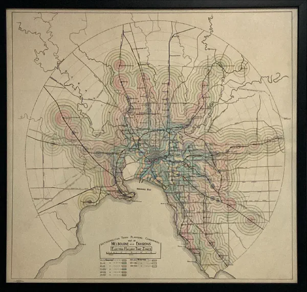 Melbourne Train Timezones by Emma Stenhouse